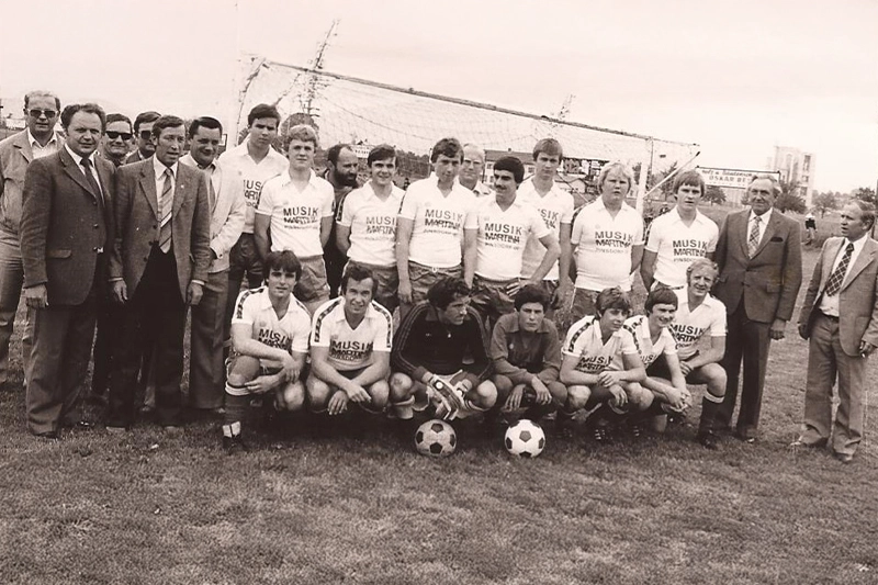 ASKÖ Pinsdorf Fußballmannschaft von früher