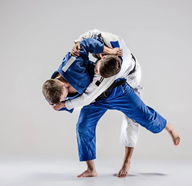 Judoka beim Kampf