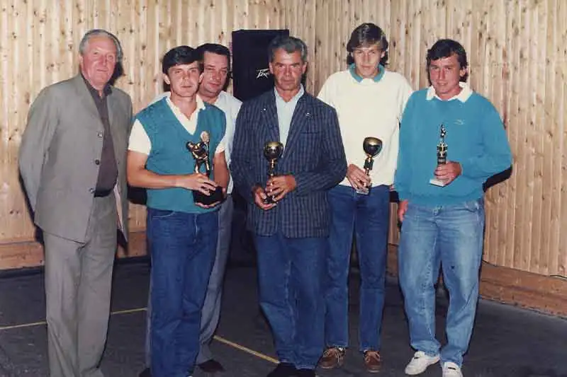 Tennis Pokalübergabe Pinsdorf 1988