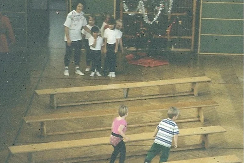 Turnhalle Pinsdorf nach der Errichtung